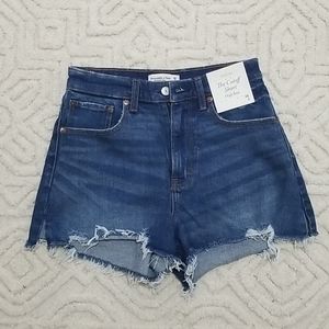 A&F Curve Love High Rise Cutoff Shorts Sz 2/Sz 26